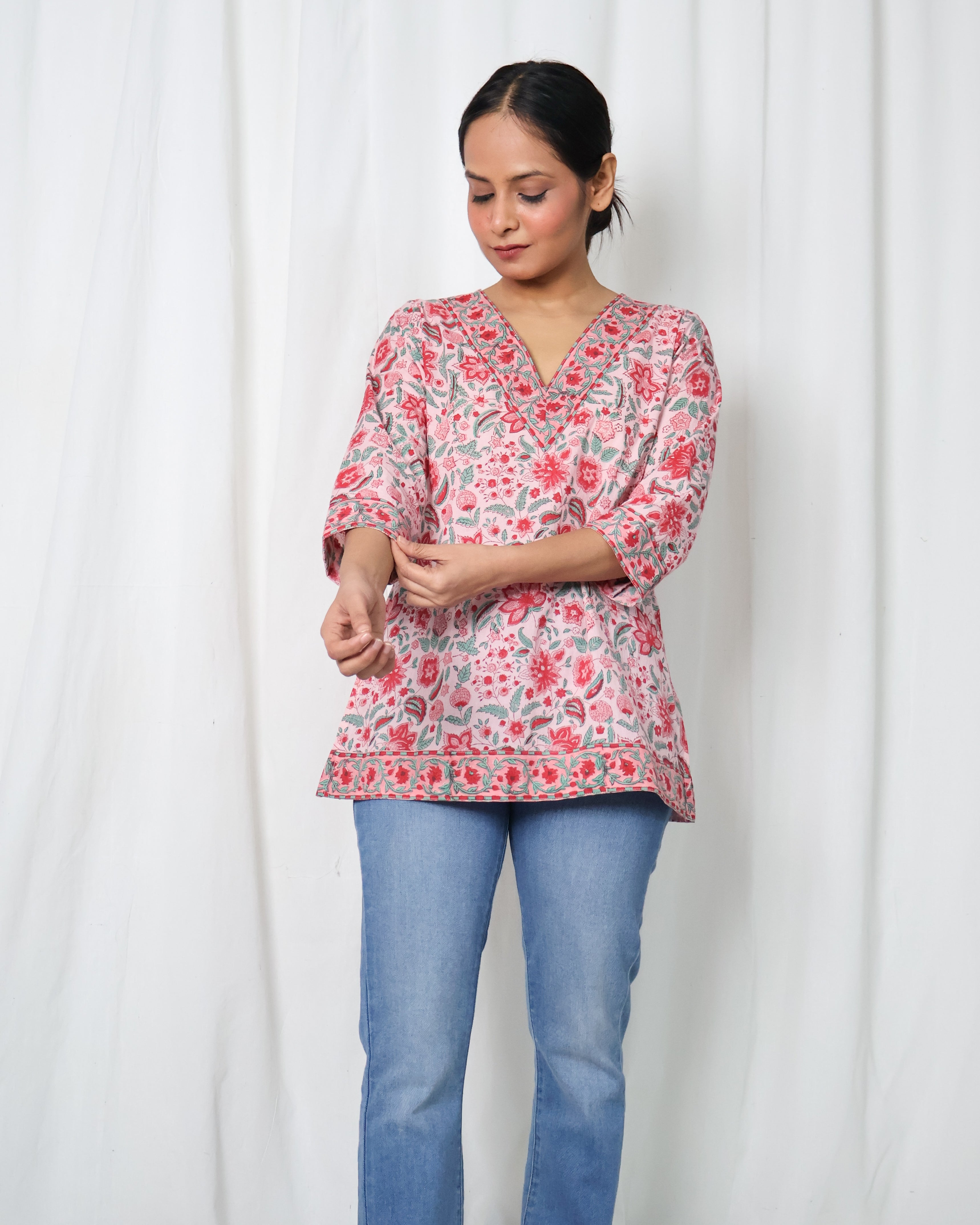 Alice Supima Cotton Mango Kurta Set main image 1
